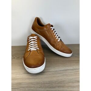 Embassy London Men‎ Sneaker EU 43 Cognac Perforated Leather Handcrafted Casual